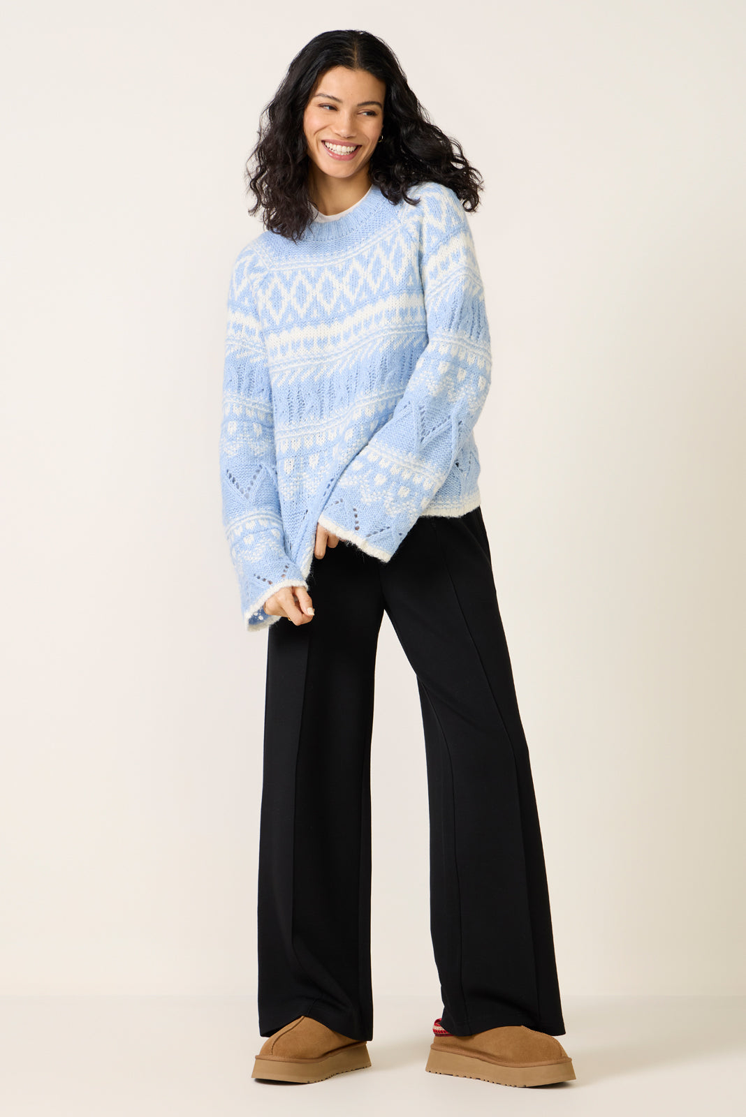 Fairisle Crew Neck Sweater