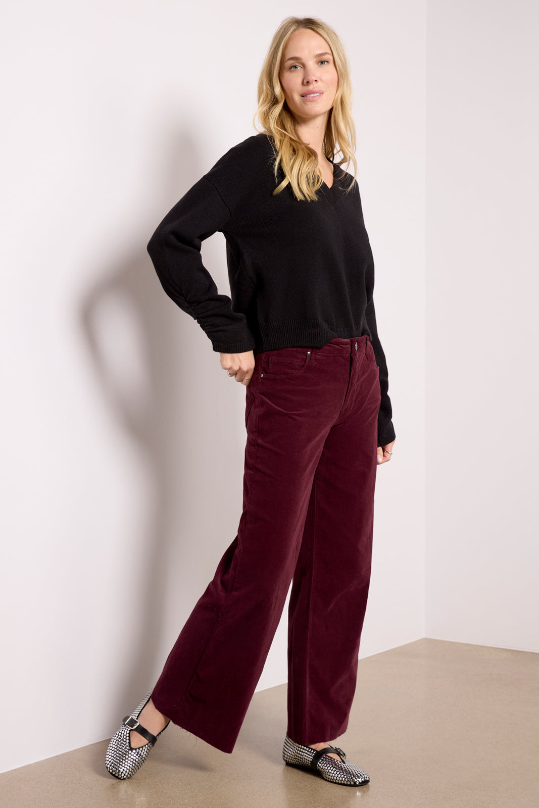 Latigo V Neck Sweater