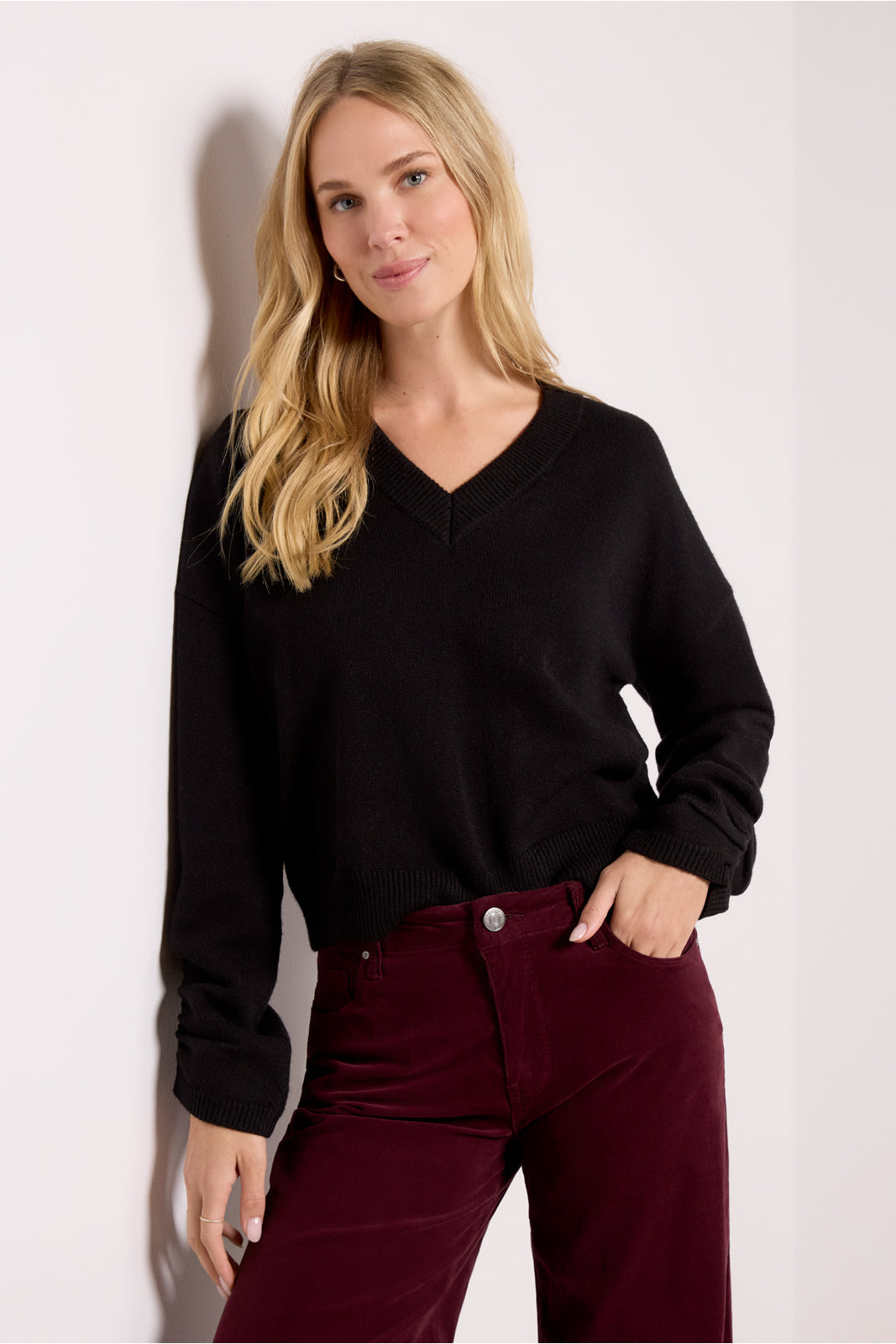 Latigo V Neck Sweater