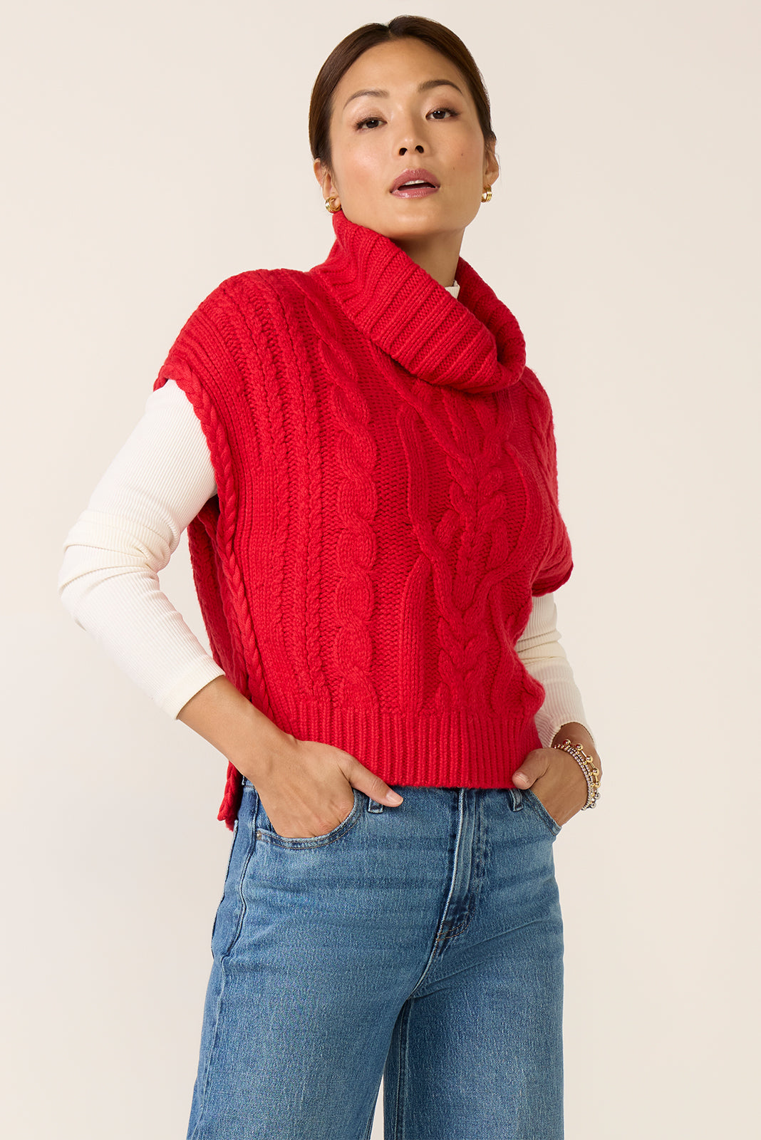 Angelica Cable Trim Vest