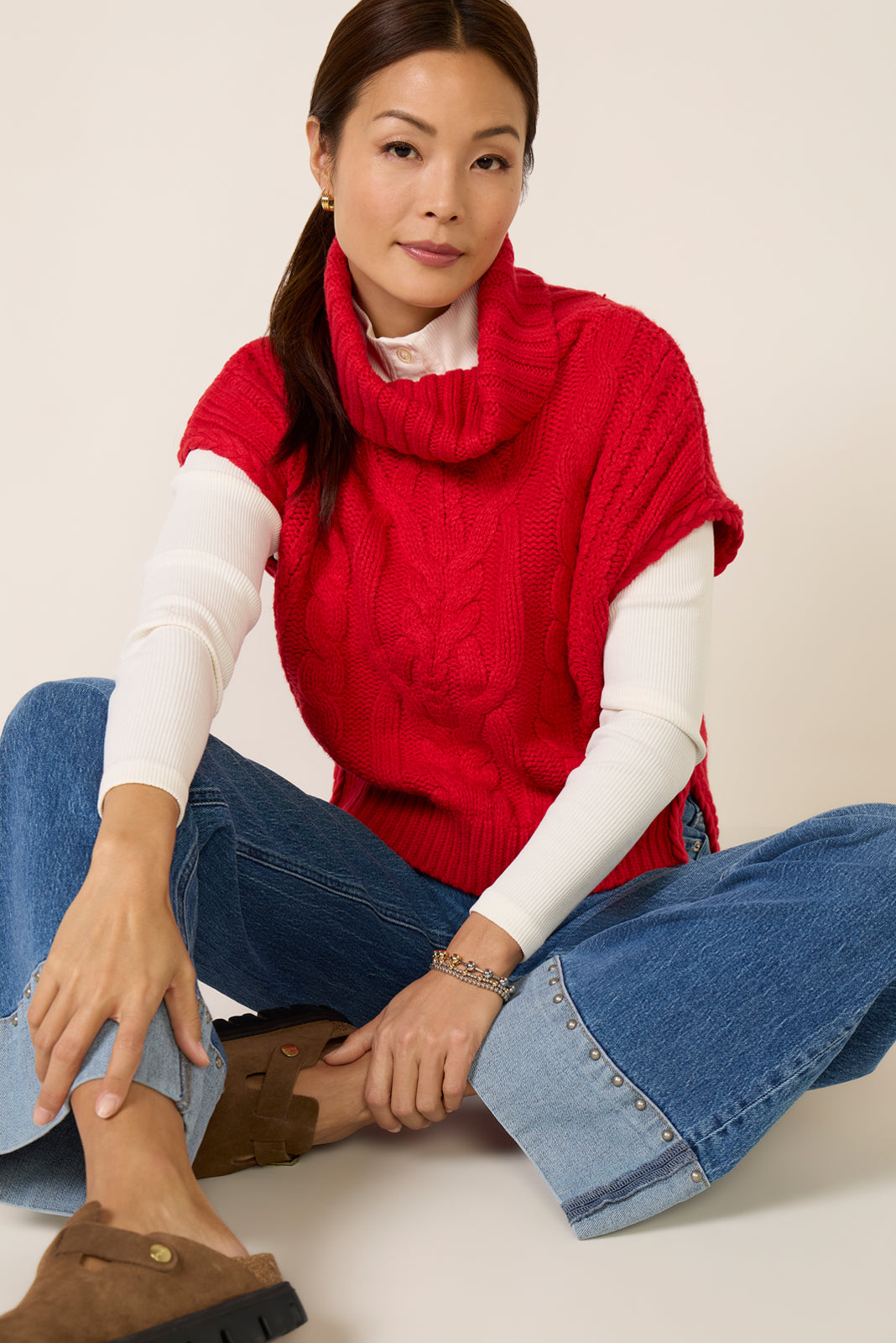 Angelica Cable Trim Vest