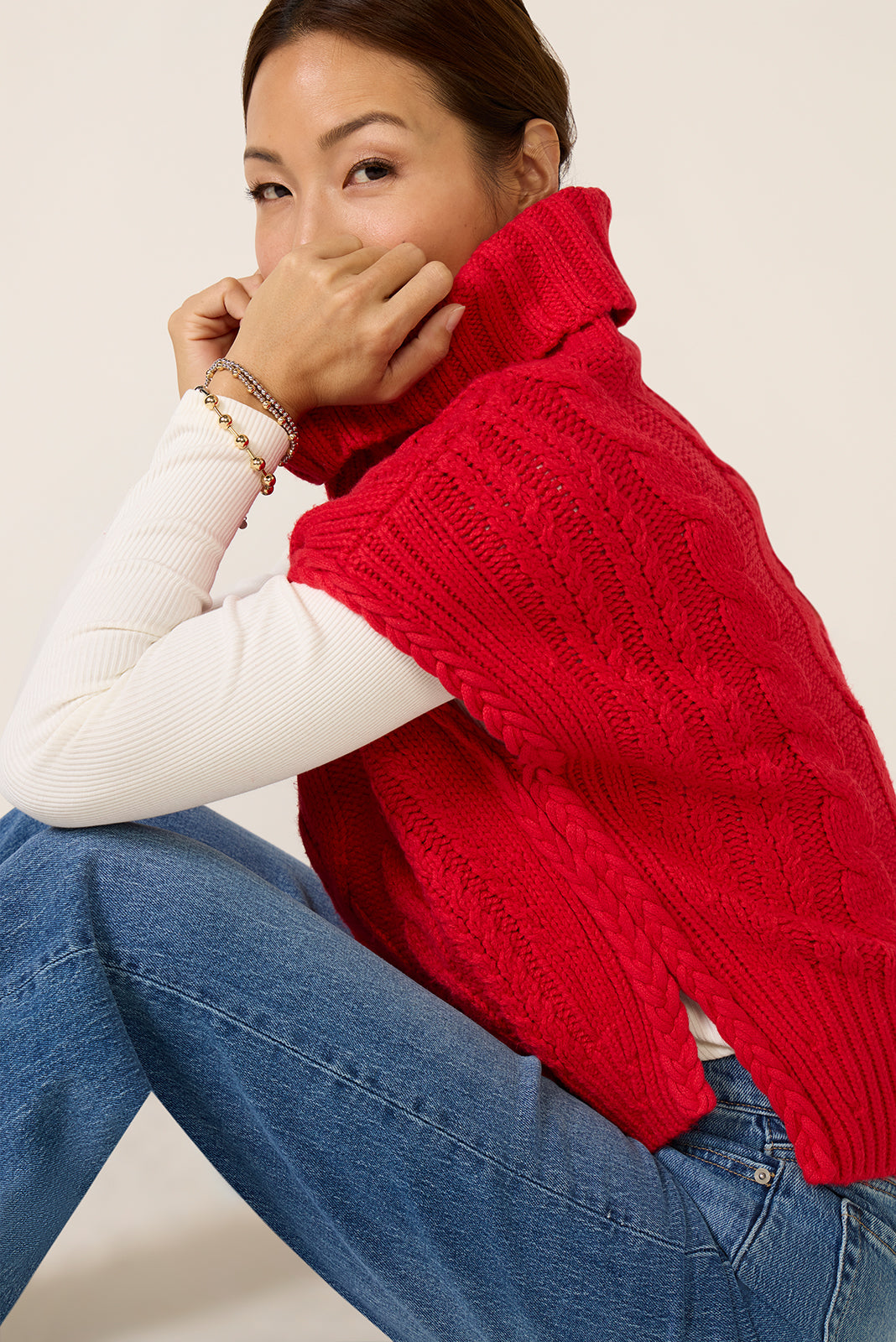 Angelica Cable Trim Vest