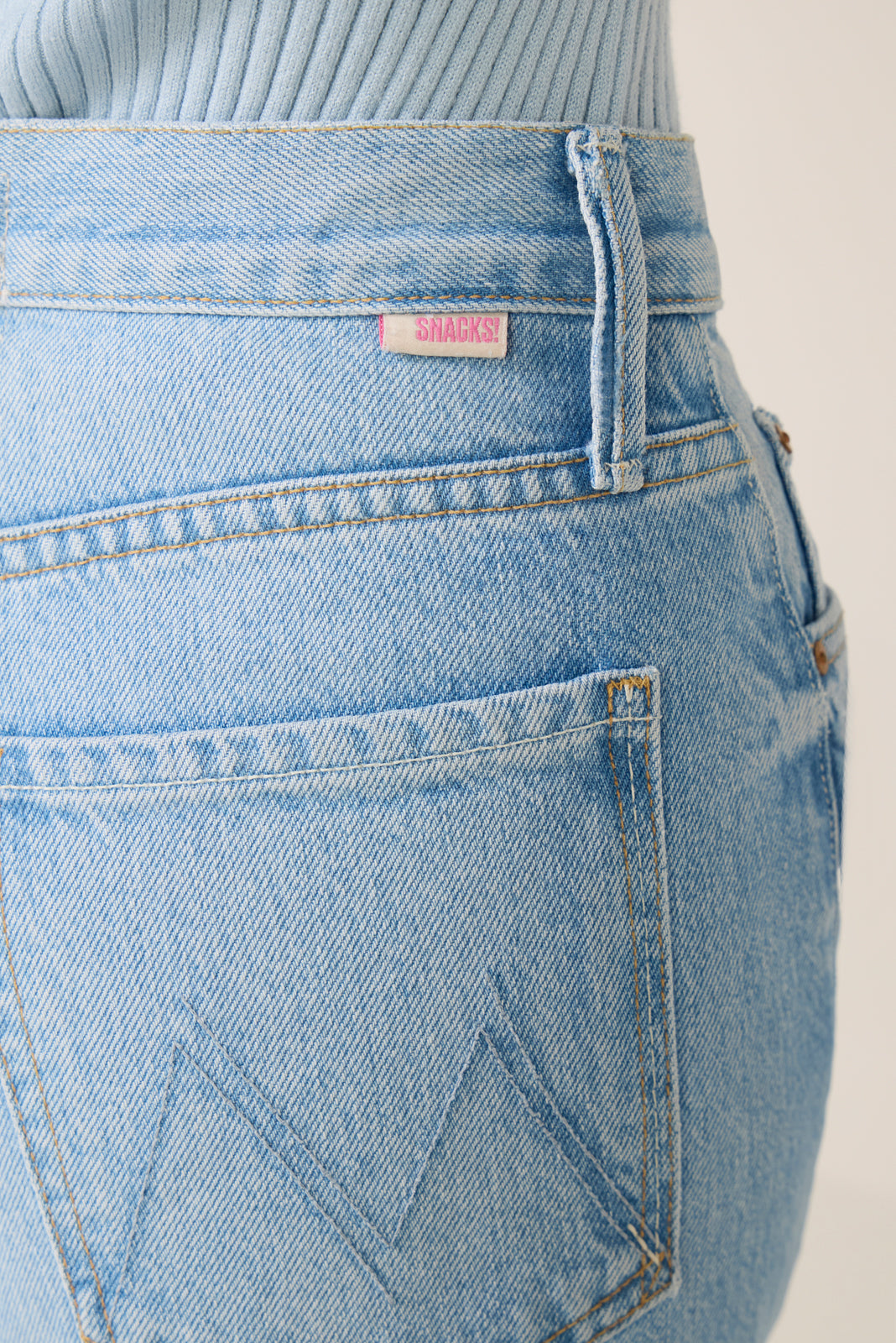 Petite Lil Lemon Twist Sneak Wide Leg Jean