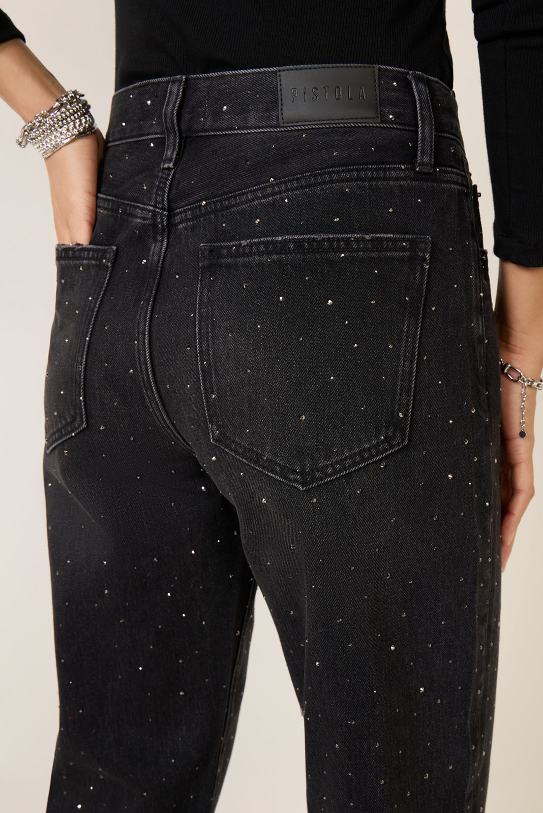 Lexi Sparkle Barrel Jean