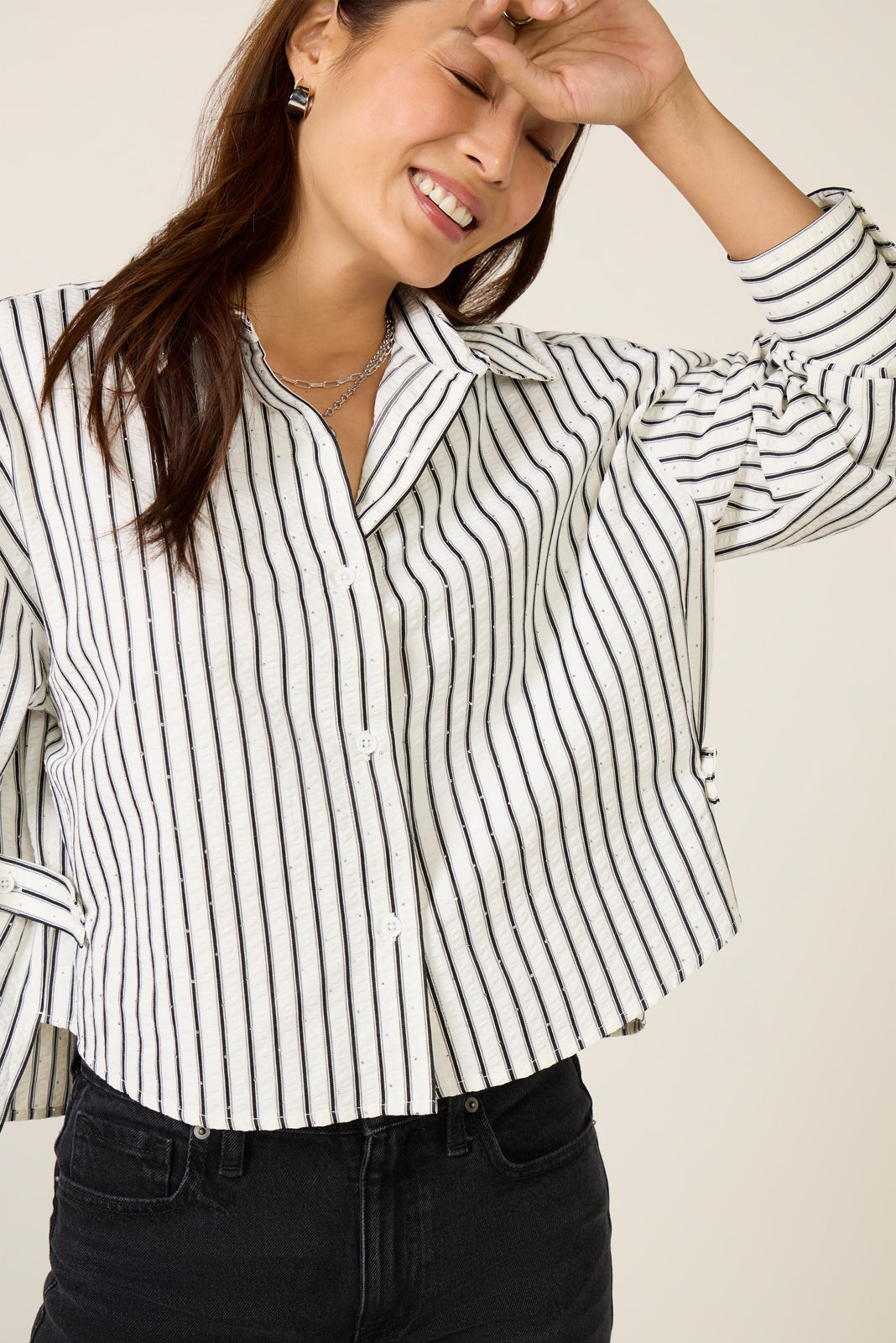 Laurent Rhinestone Blouse