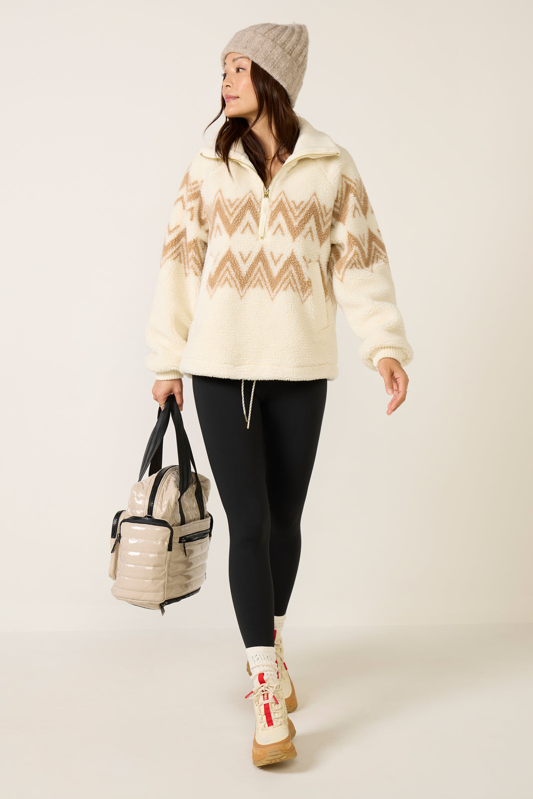 ヘネシープリヴェ Hendrick Half Zip Sherpa