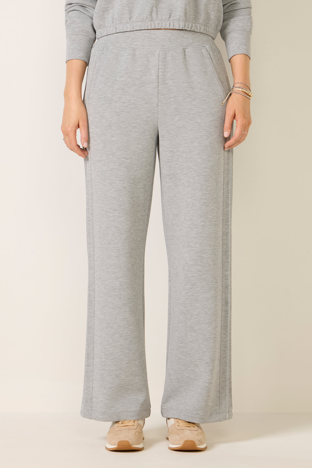 Cambrie Wide Leg Pintuck Pant