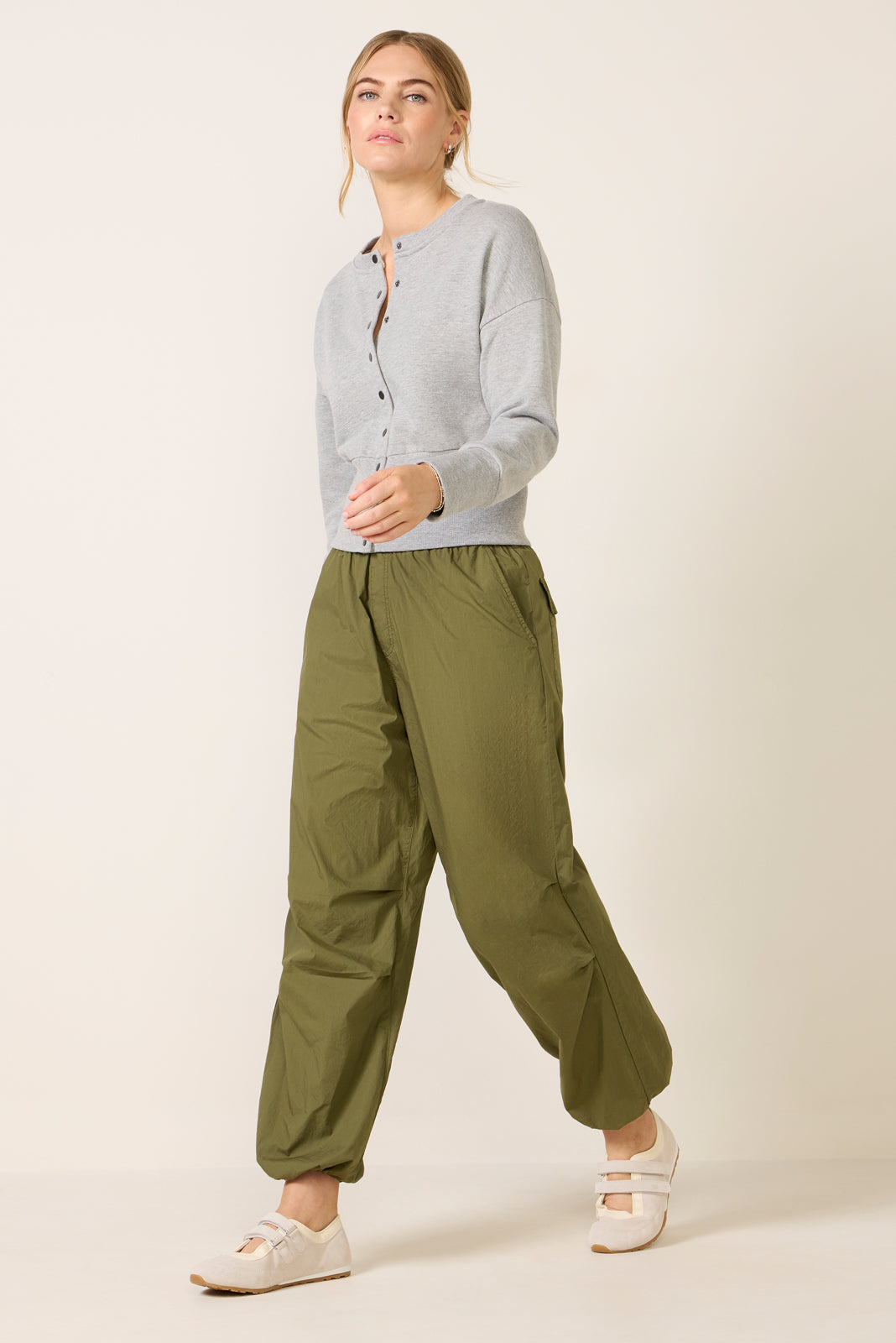 Lydia Snap Front Sweatshirt