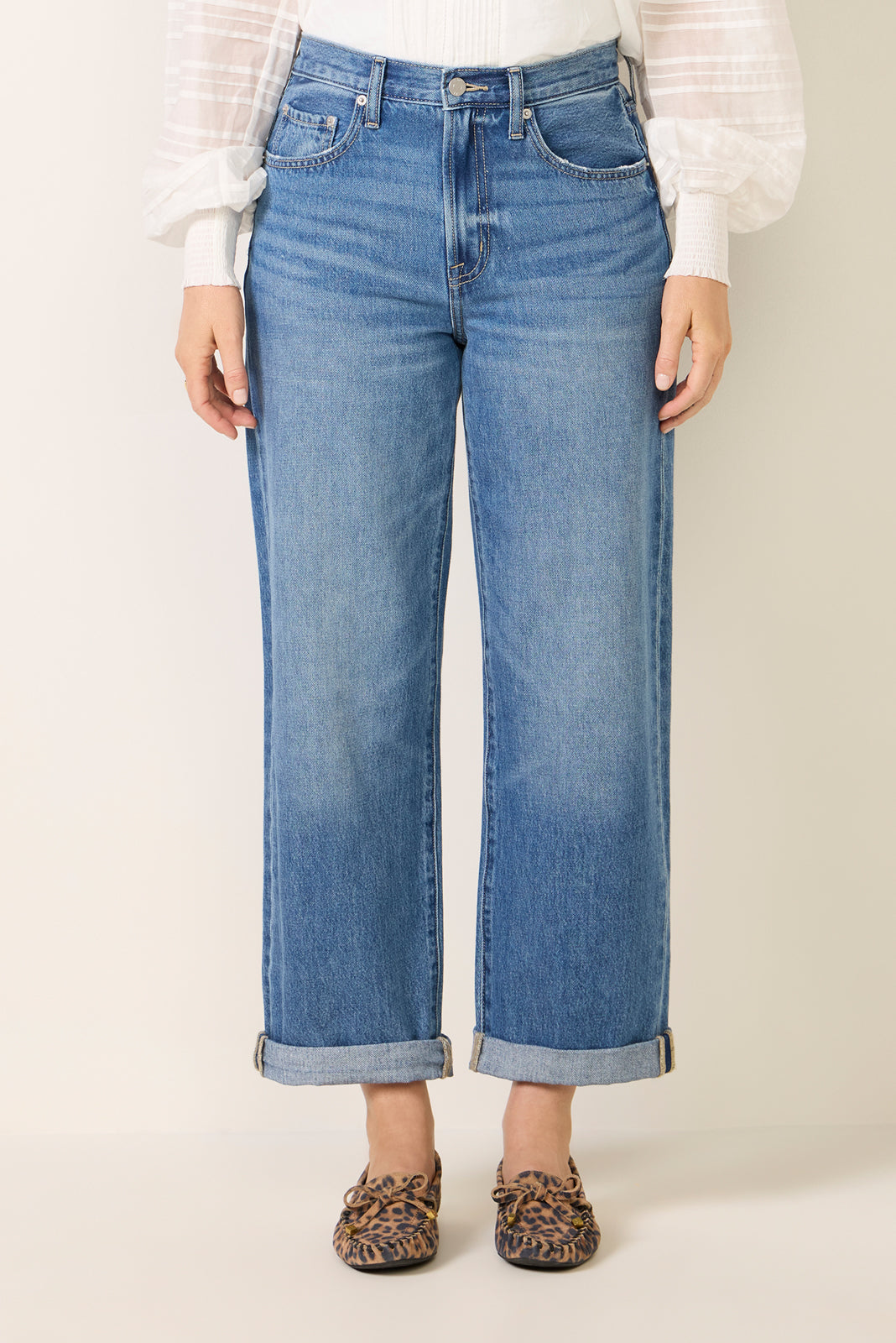 Donny Rolled Hem Boyfriend Jean