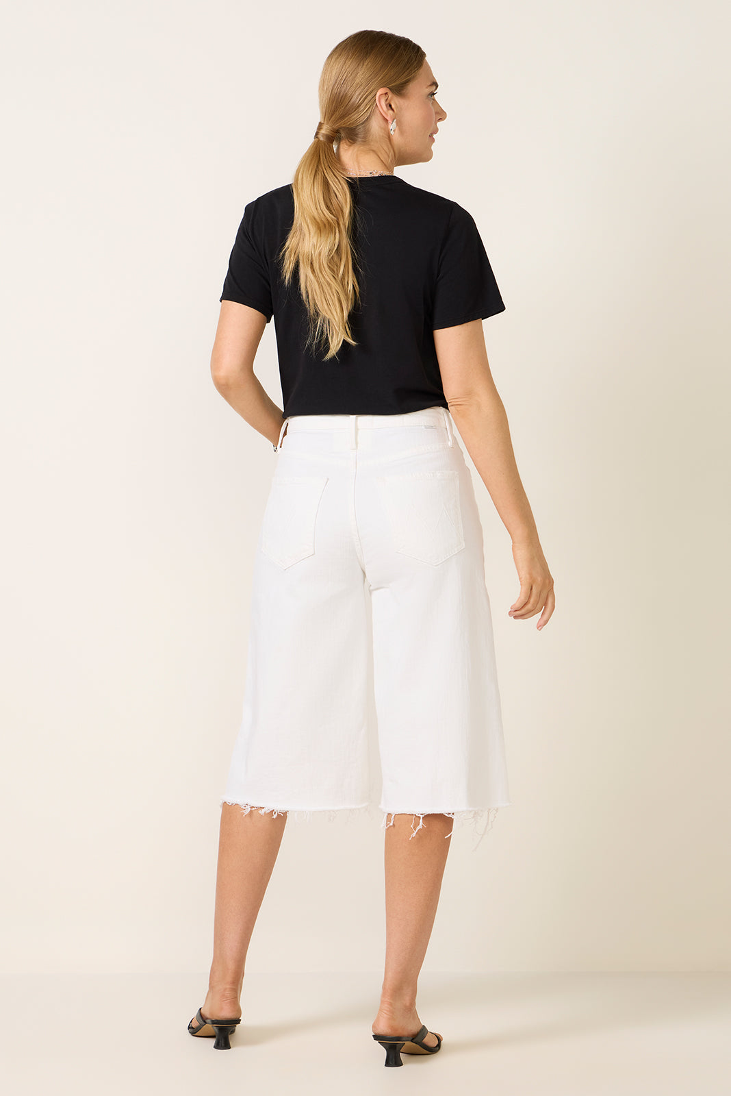 The Whole Lot Zip Twist Fray Shorts