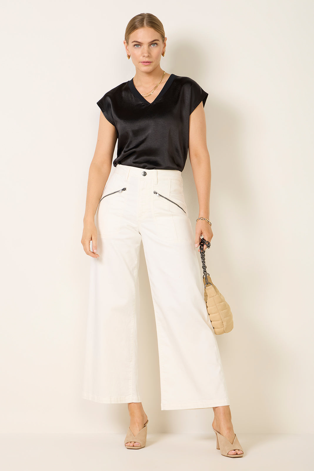 Meg Wide Leg w Zipper Pocket