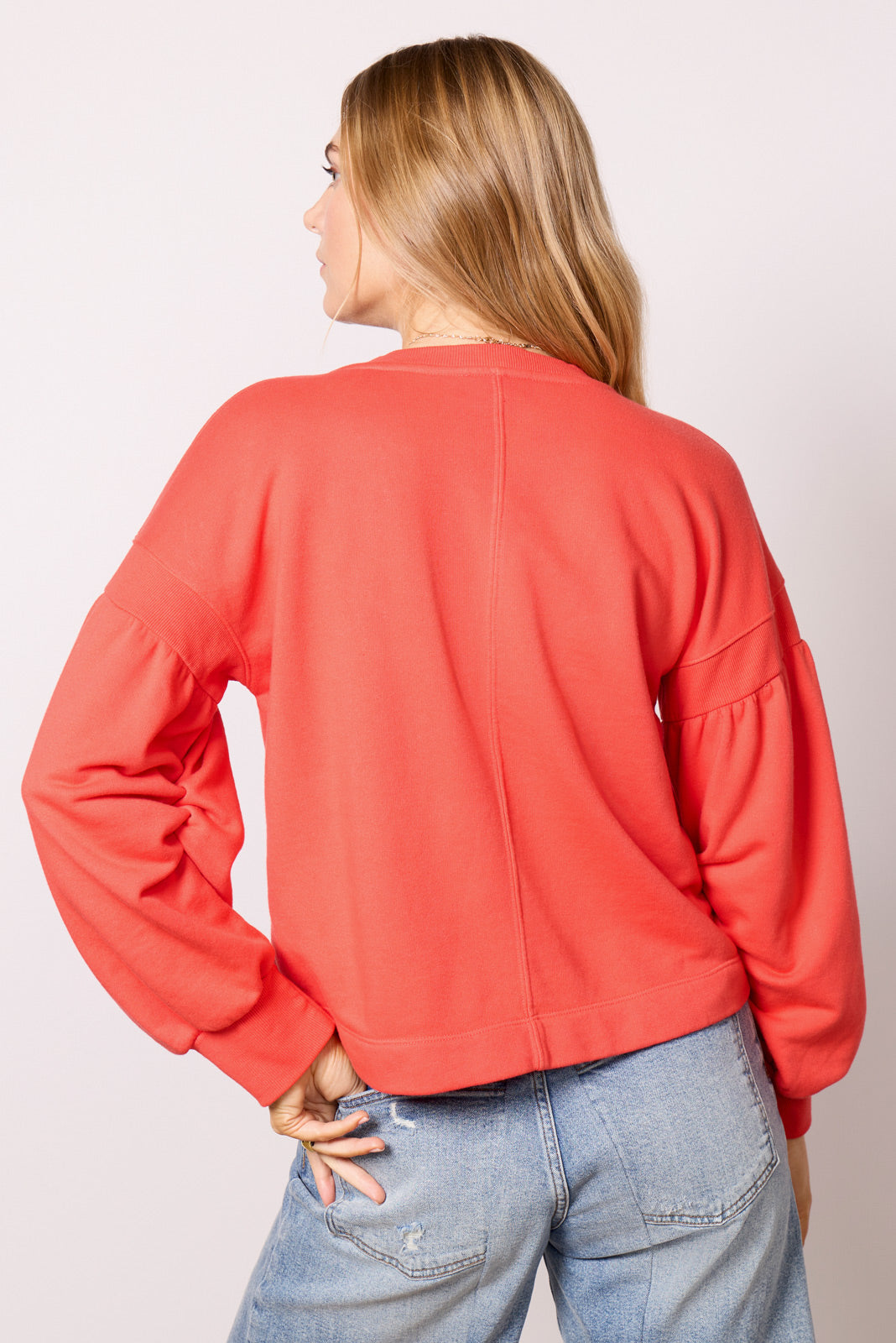 Samantha Puff Sleeve Sweatshirt