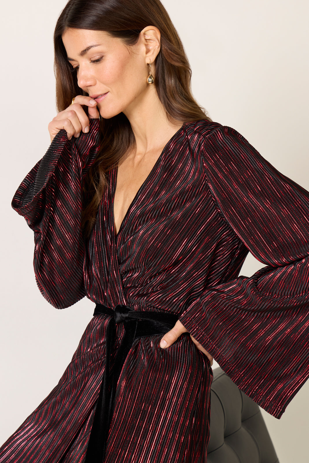 Cathrine Mini Wrap Dress