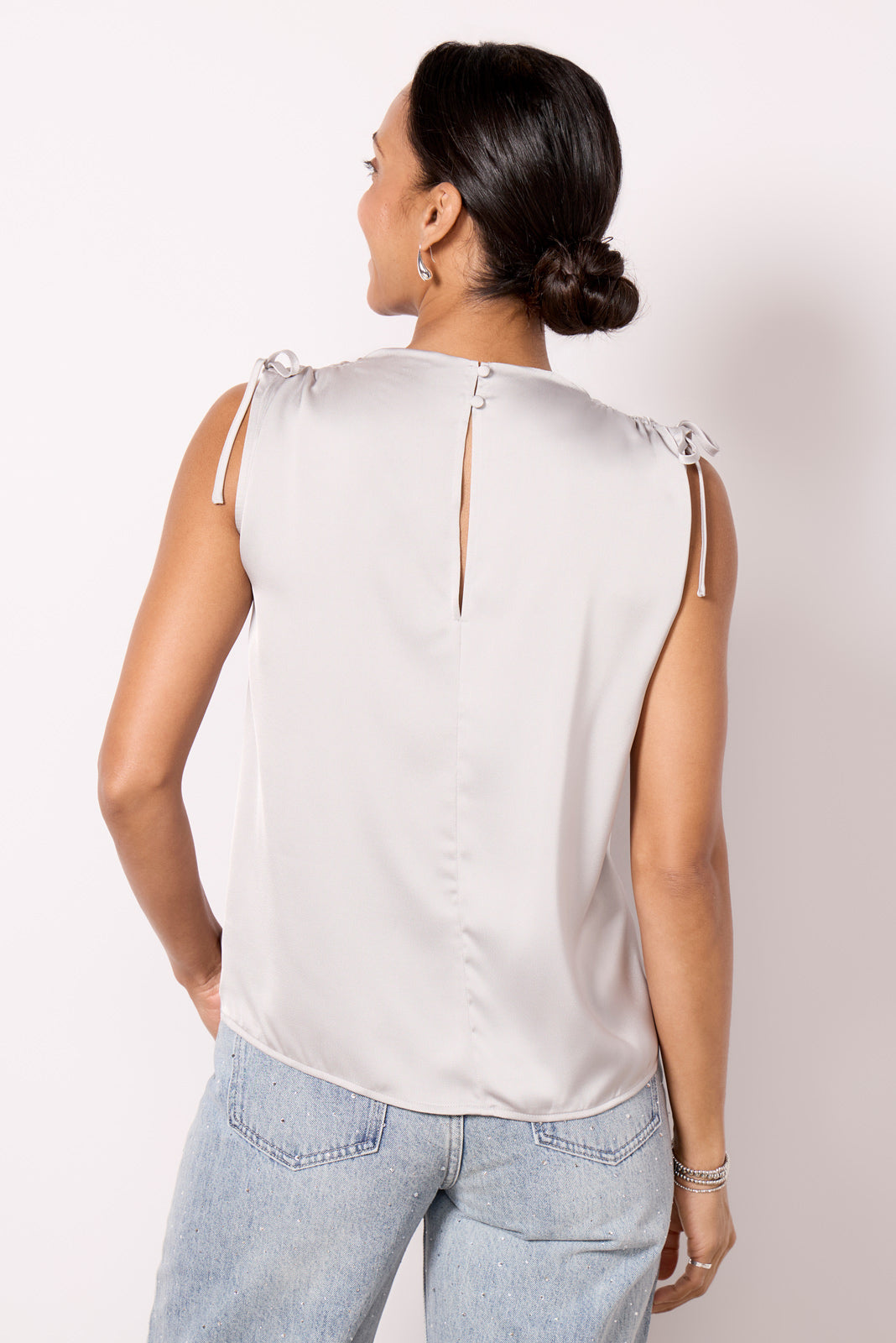 Saylor Tie Shoulder Top