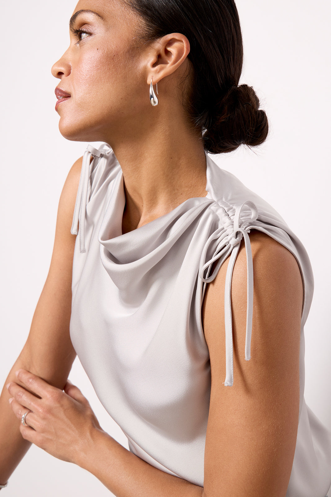 Saylor Tie Shoulder Top