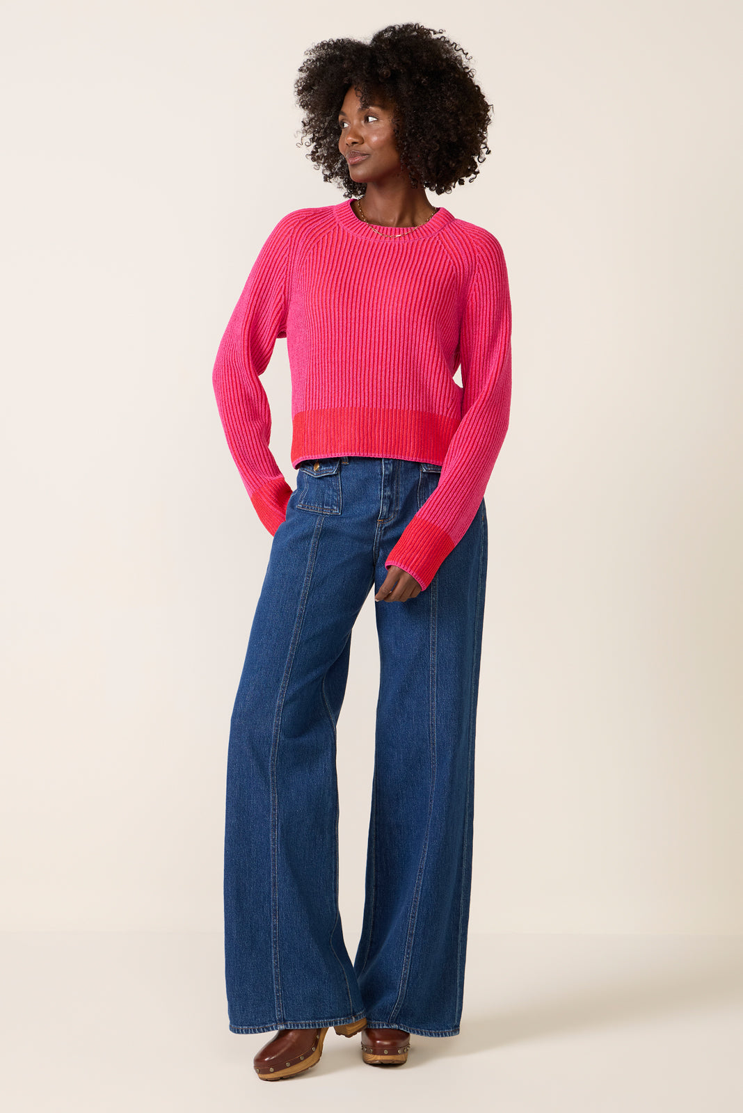 Codey Plated Crew Sweater