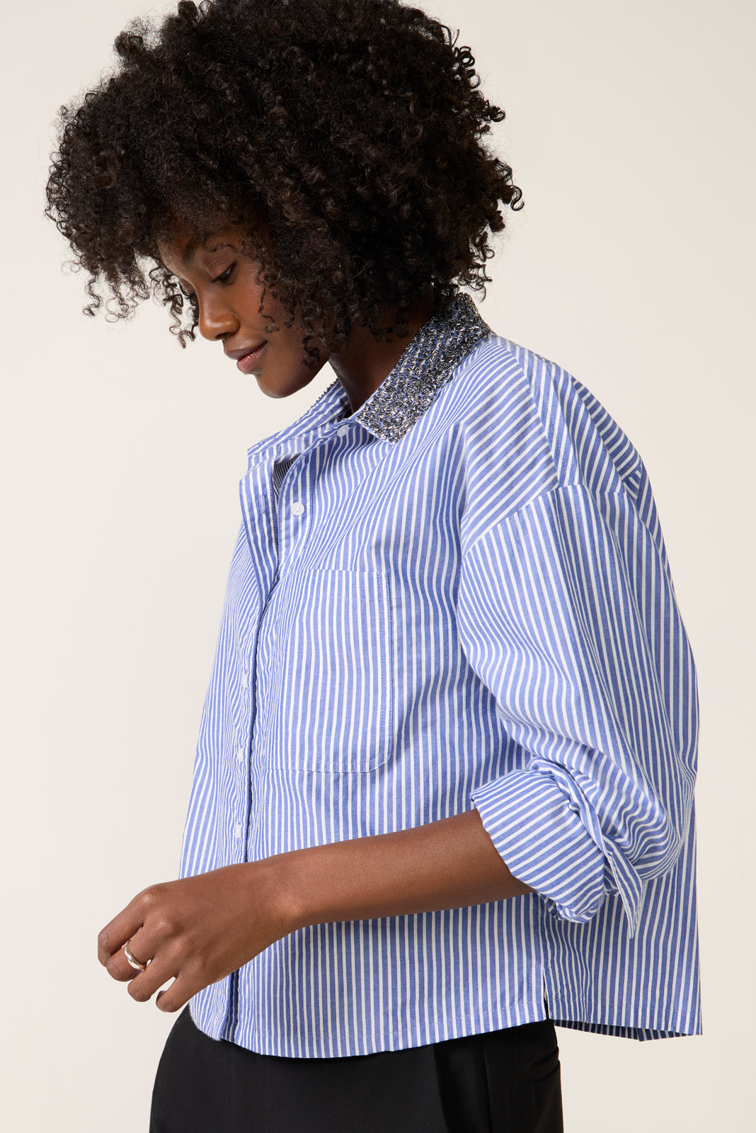 Natalie Embellished Party Shirt