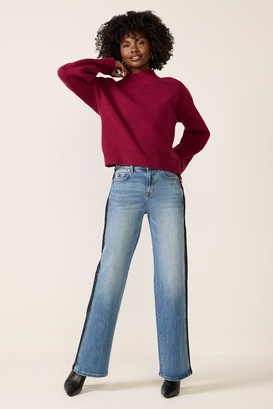 Jag Funnel Neck Sweater