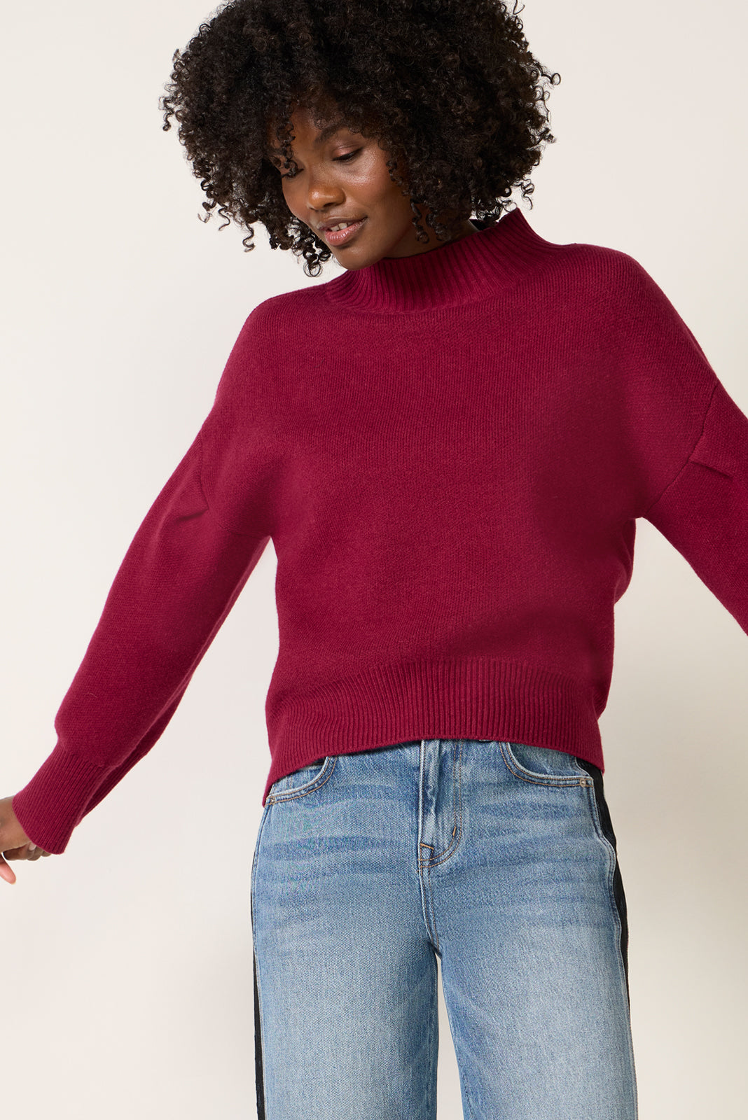 Jag Funnel Neck Sweater