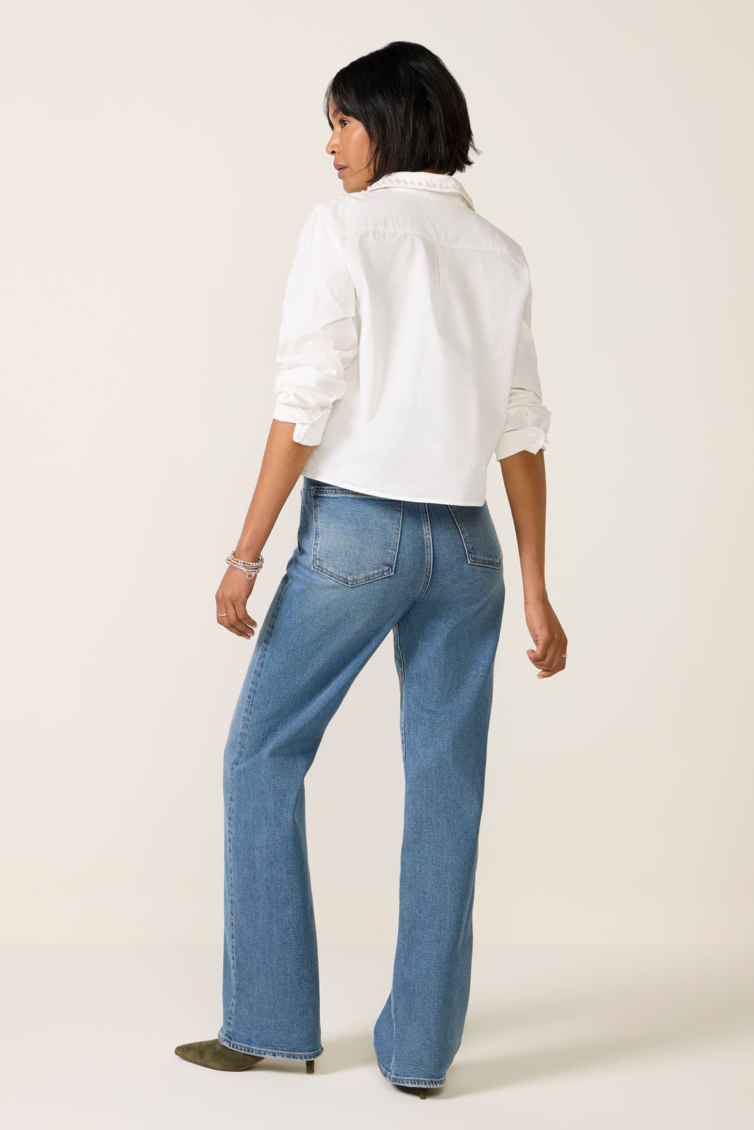 Evie High Rise Slim Bootcut Jean
