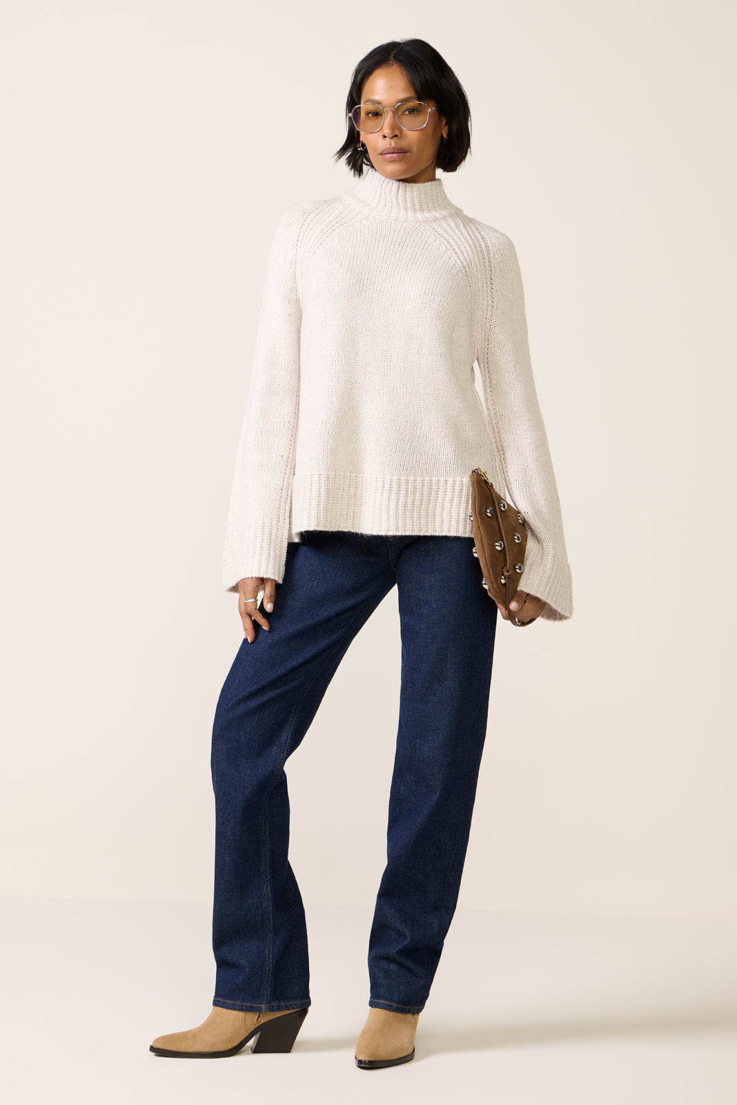 Emerge Funnel Neck Sweater