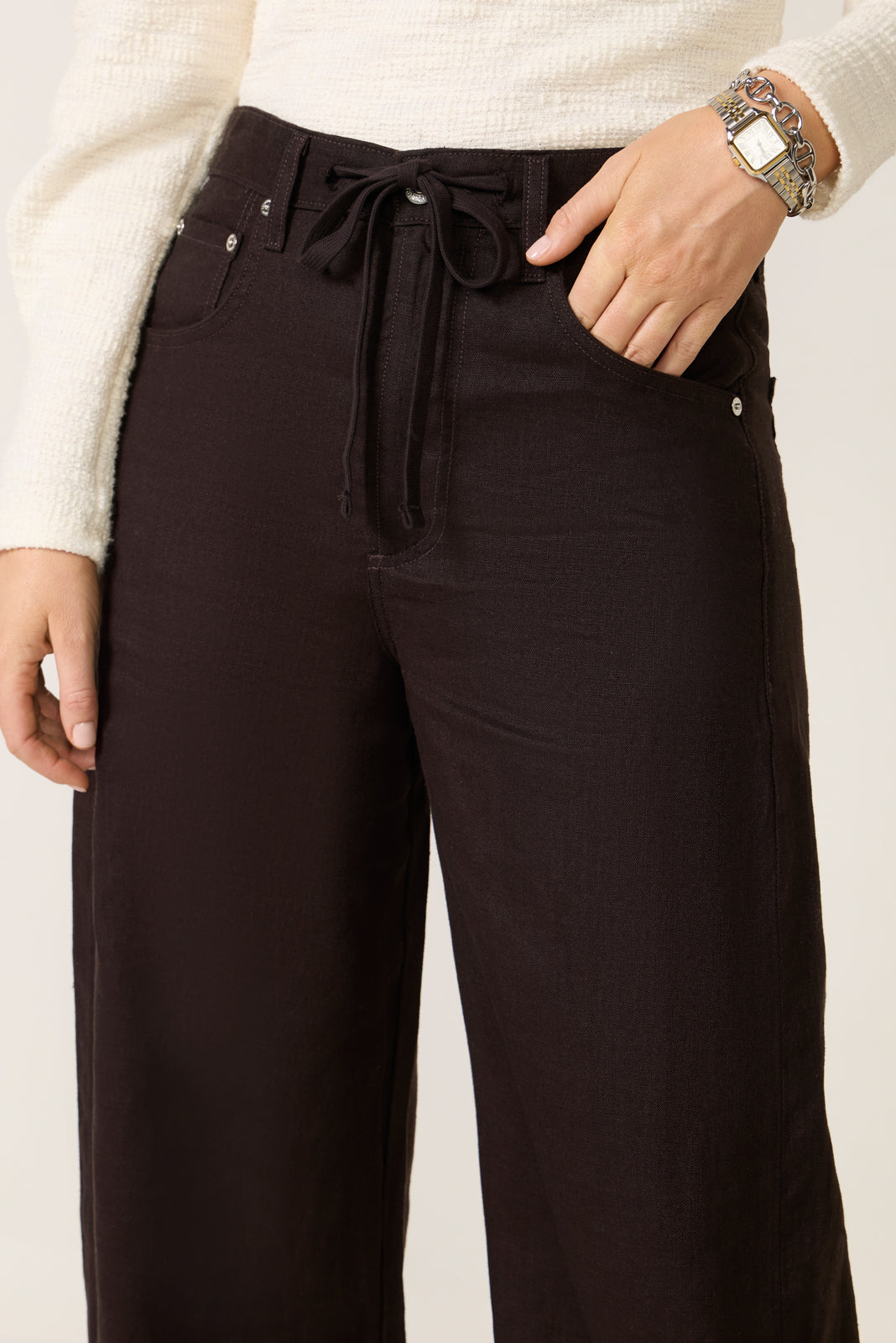 Brynn Wide Leg Drawstring Pant