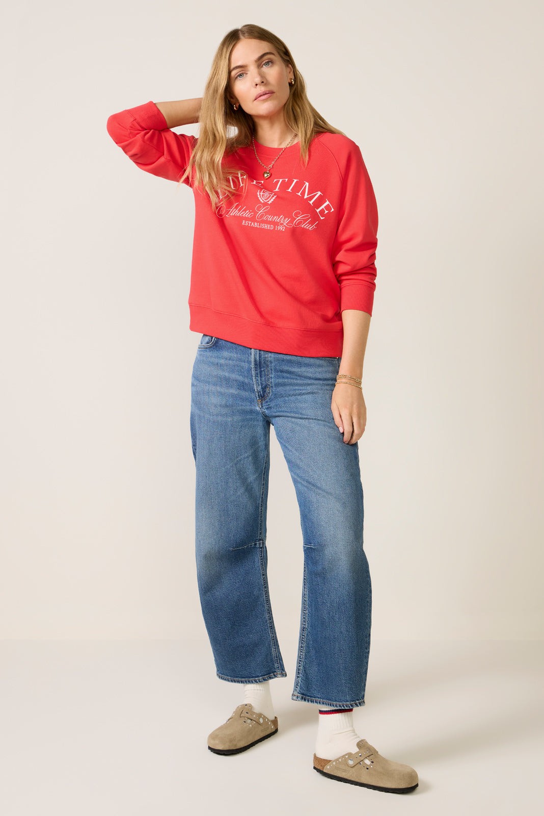 Raglan Crew Sweatshirt