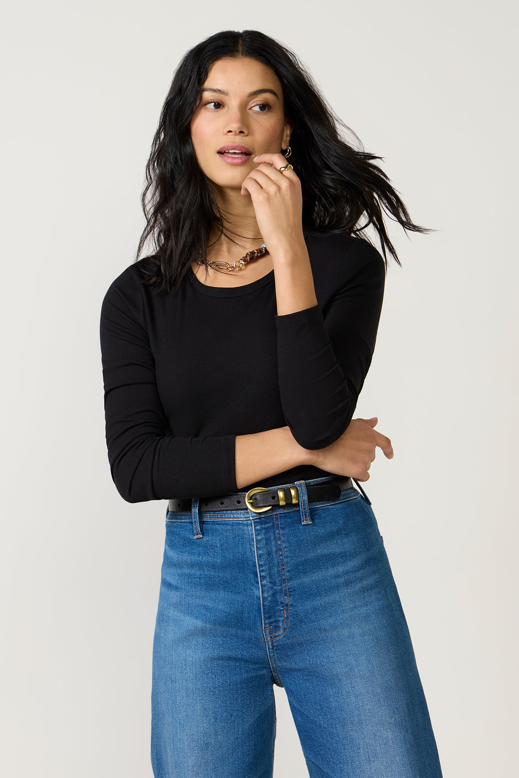 Second Skin Crew Long Sleeve