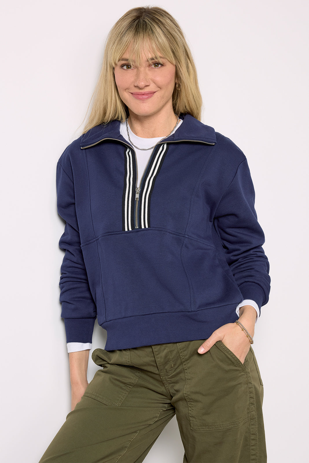 Chelsea Half Zip Sweatshirt