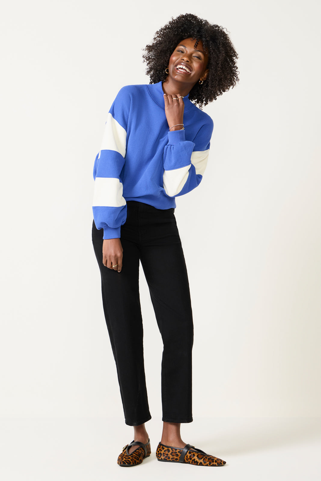 Caia High Rise Straight Jean