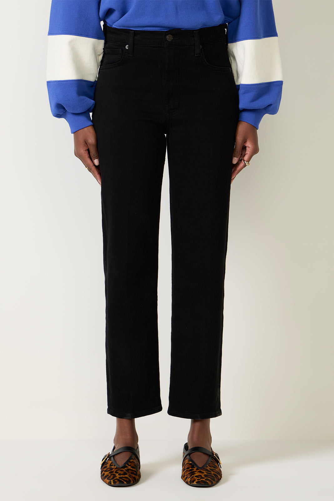 Caia High Rise Straight Jean