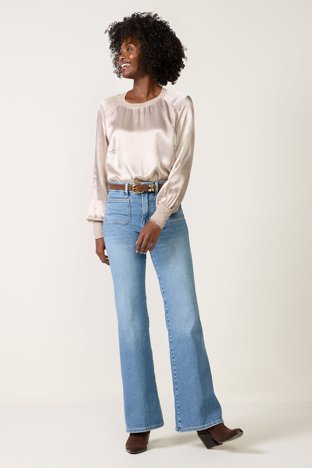 Good Legs Flare Patch Pocket Jean