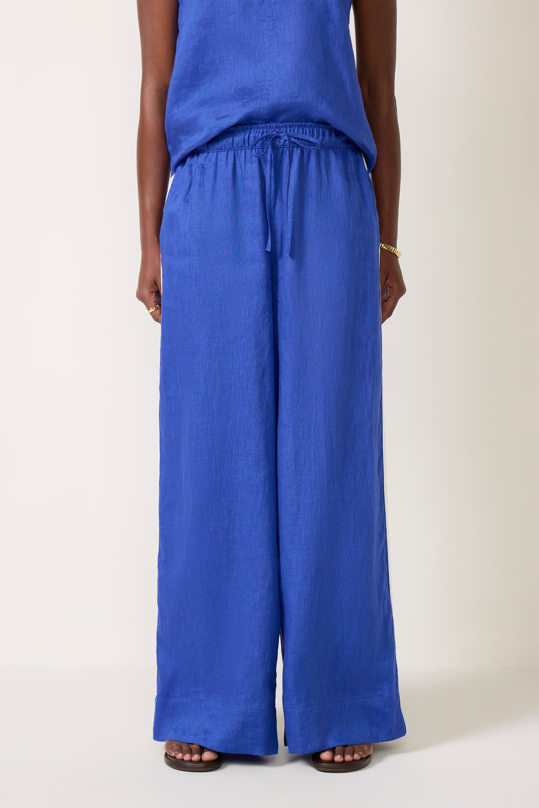 Leah Linen Track Pant