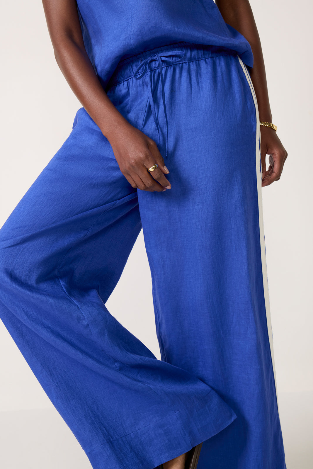 Leah Linen Track Pant