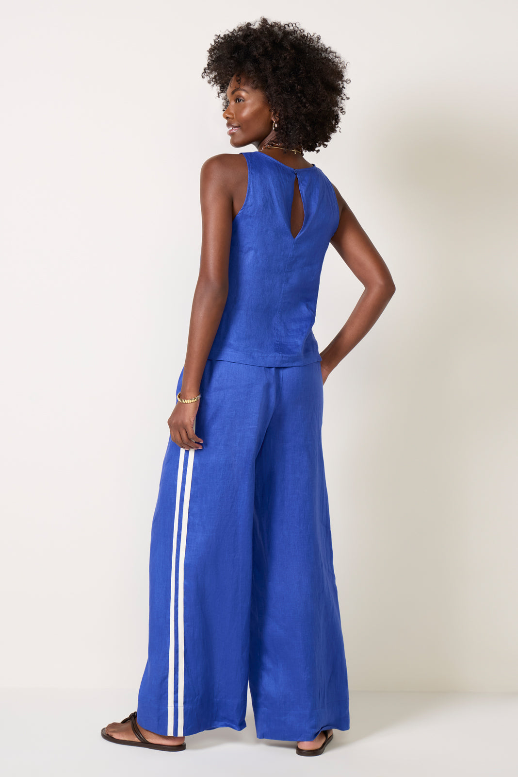 Leah Linen Track Pant