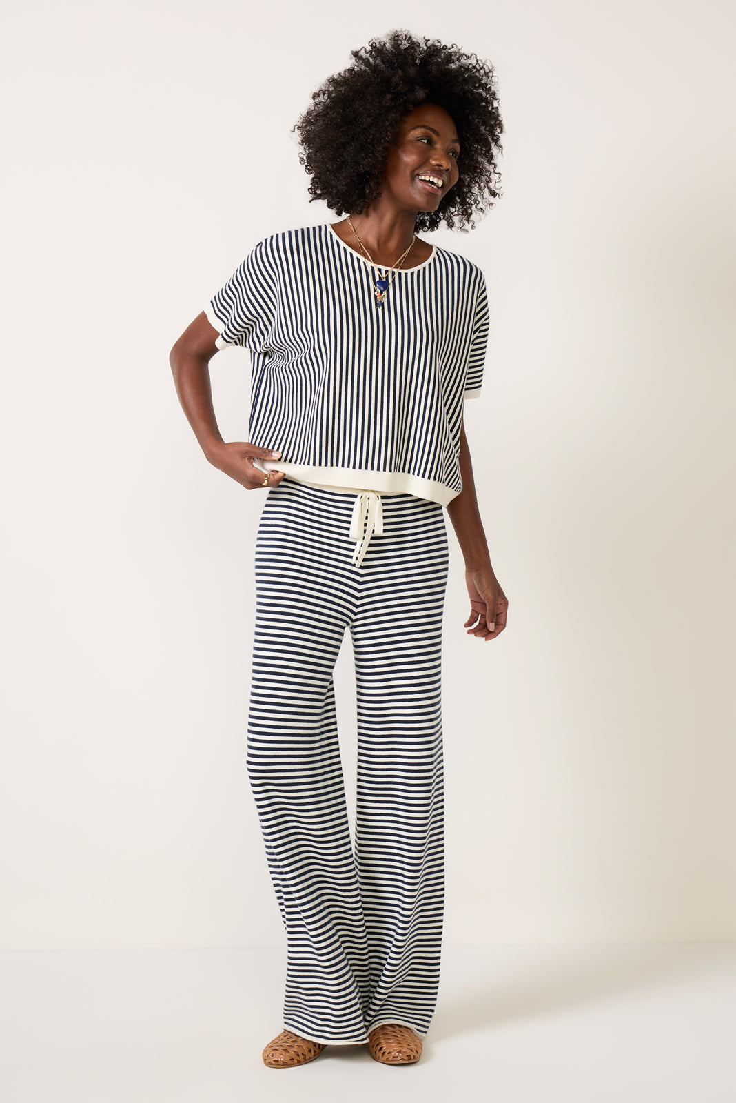 Krista Stripe Sweater Pant
