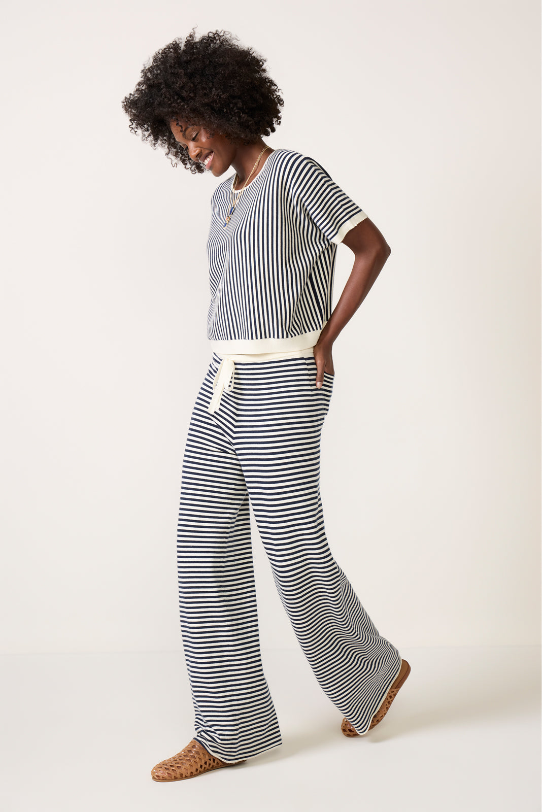 Krista Stripe Sweater Pant