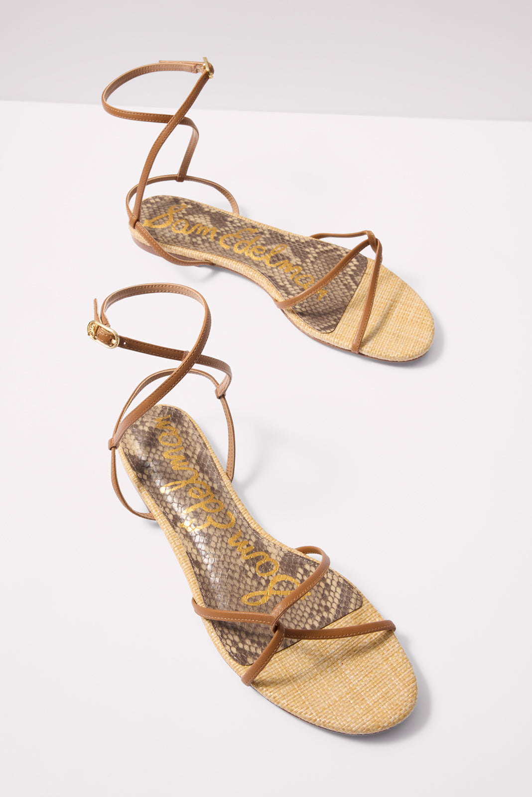 Sam Edelman Women's Eleana Flat Sandal - Bejeweled Dressy Sandals For Casual Or Dressy Outfits