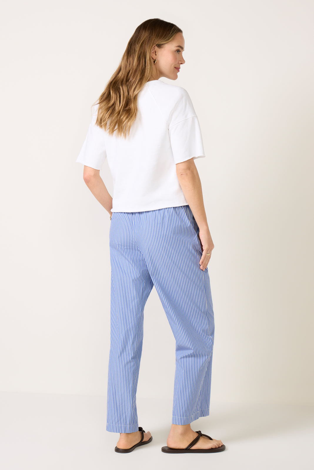 Anna Poplin Wide Leg Pant