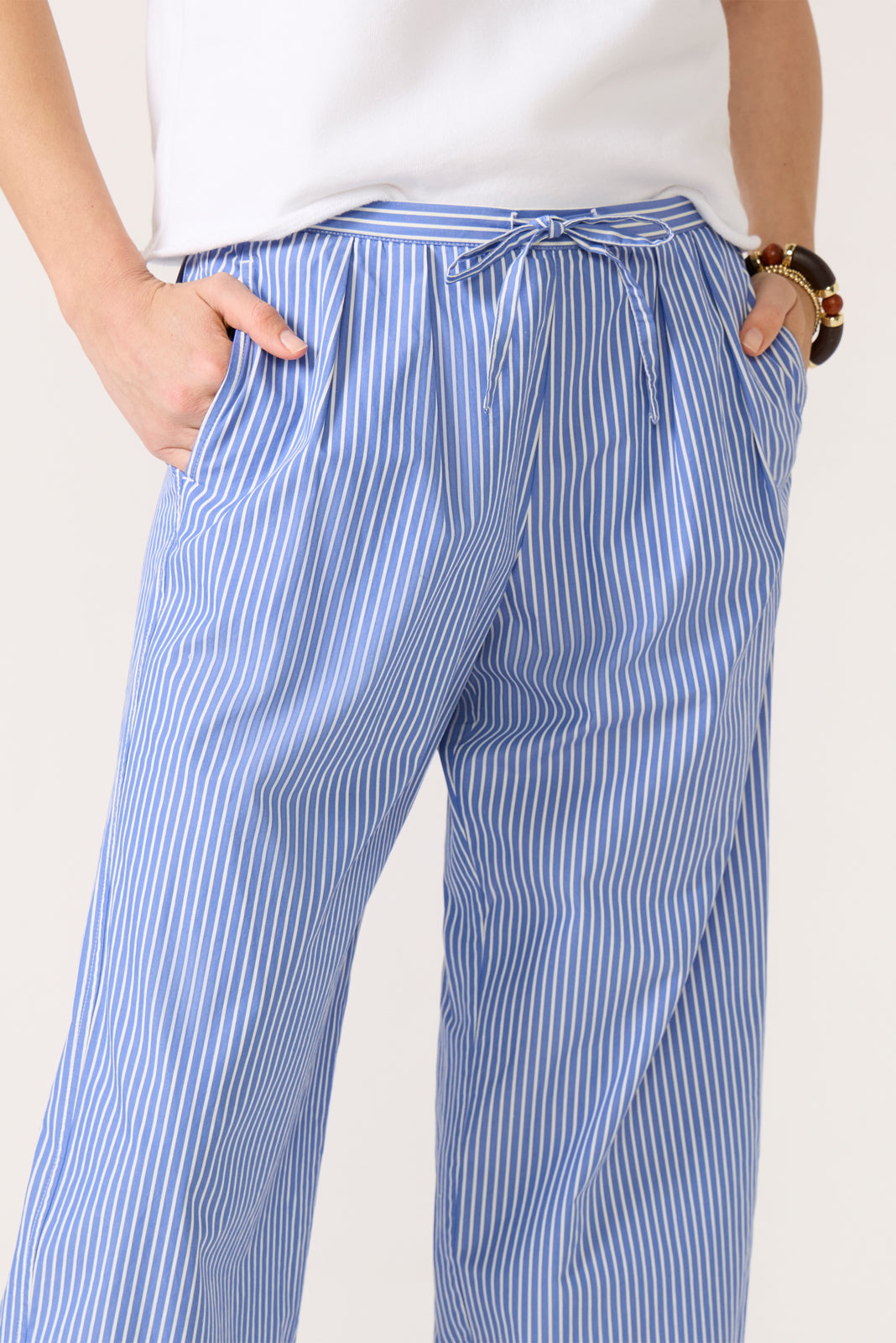 Anna Poplin Wide Leg Pant
