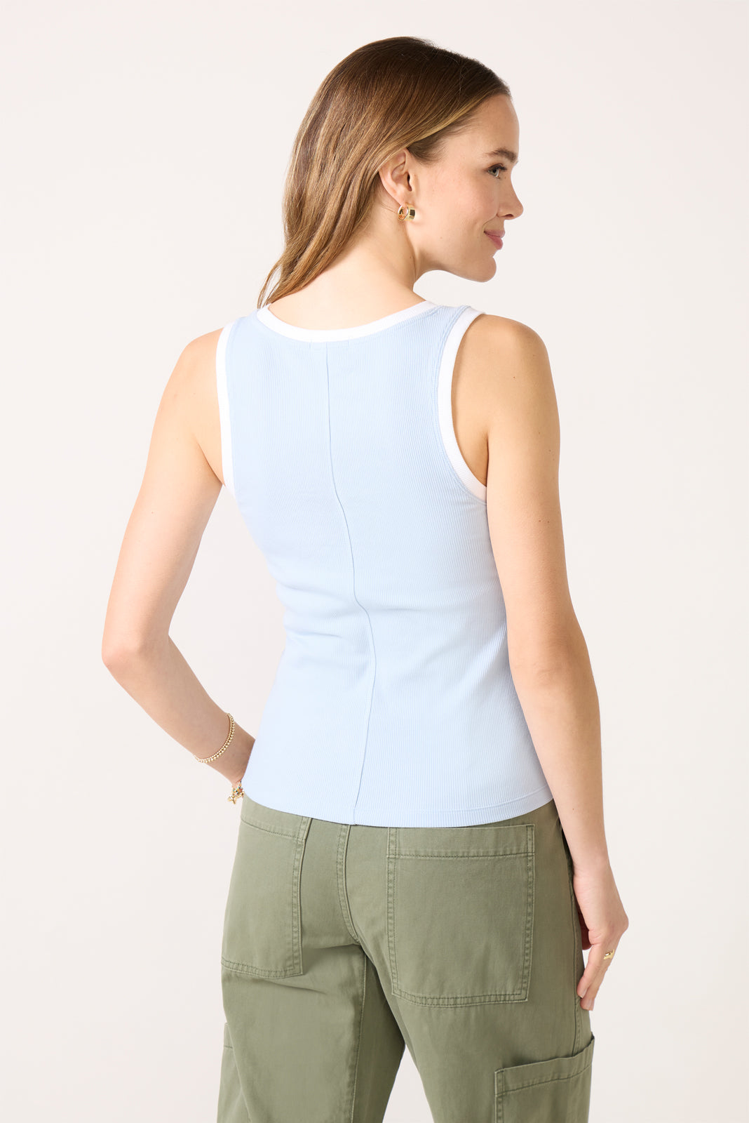 Sirena Colorblocked Rib Tank