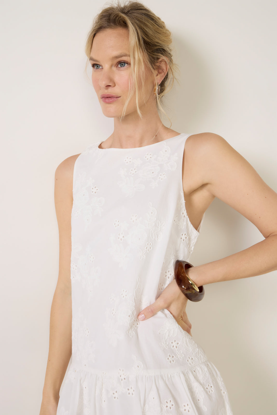 Garden Eyelet Bubble Dress