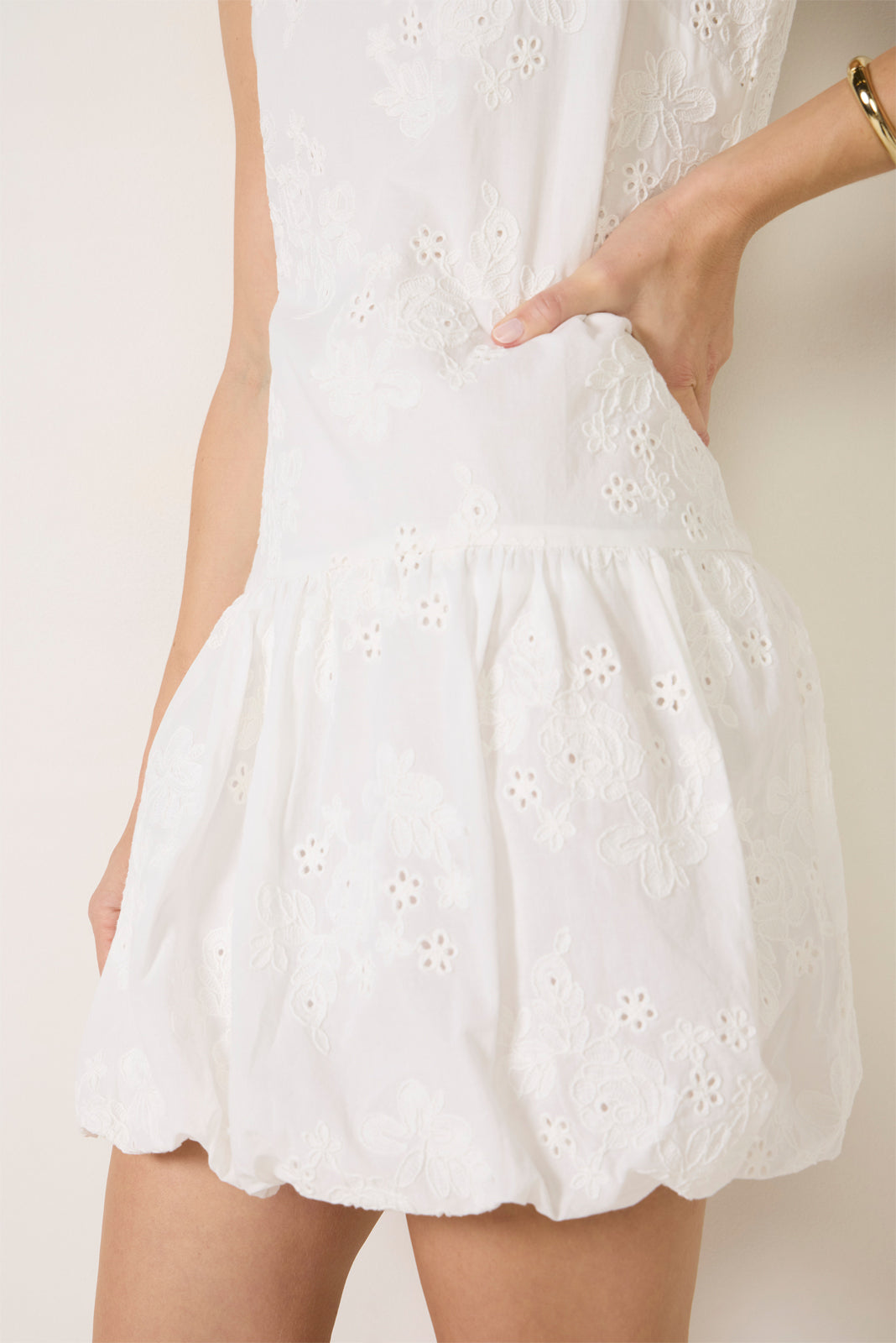 Garden Eyelet Bubble Dress