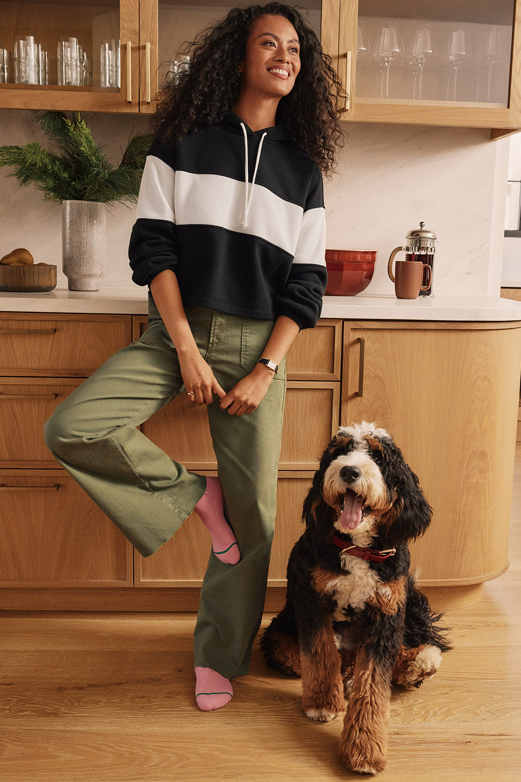 Meg Utility with Raw Hem