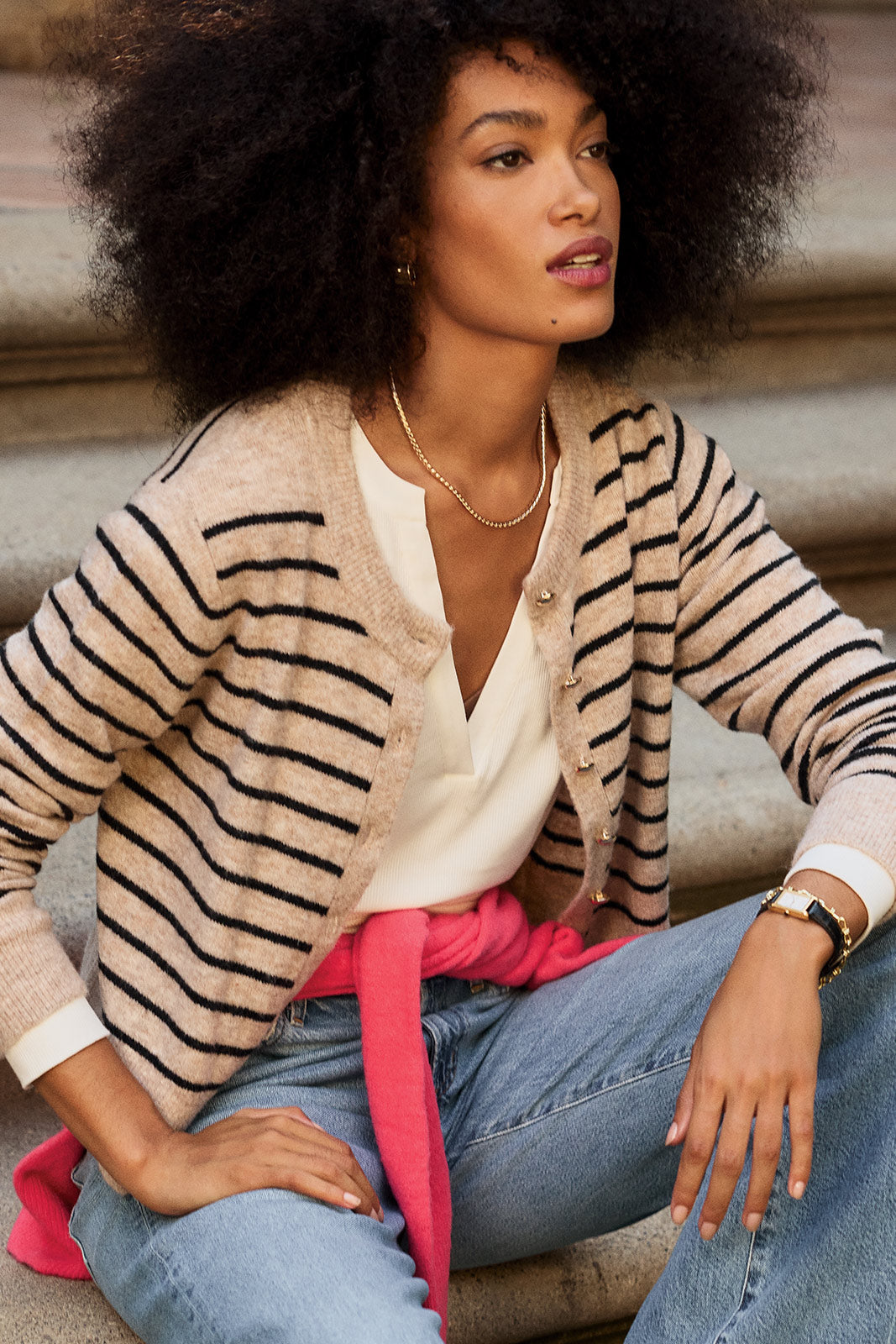 Bex Split Neck Top