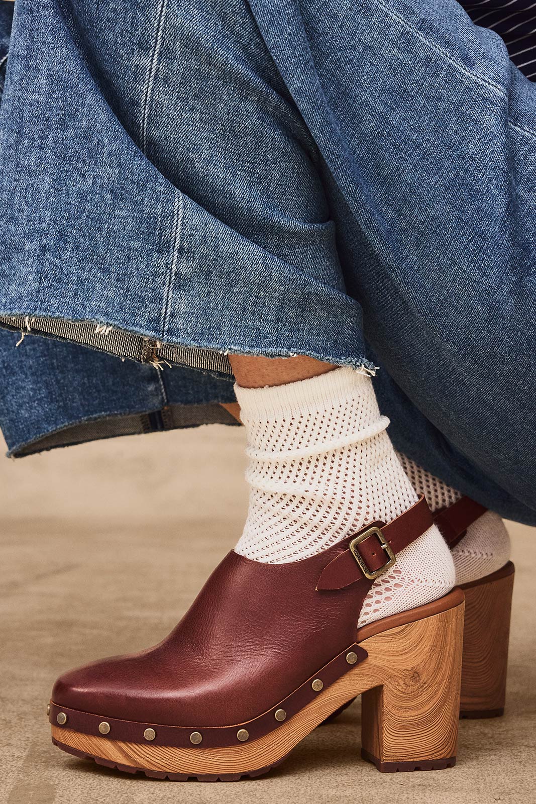 Mesh Stitch Lighweight Half Calf