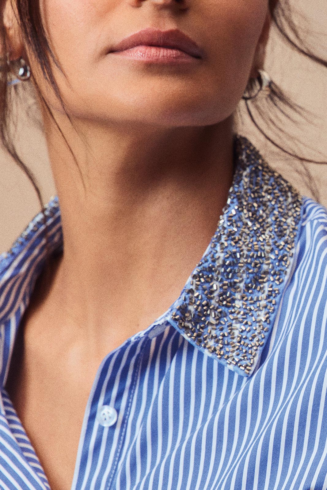 Natalie Embellished Party Shirt