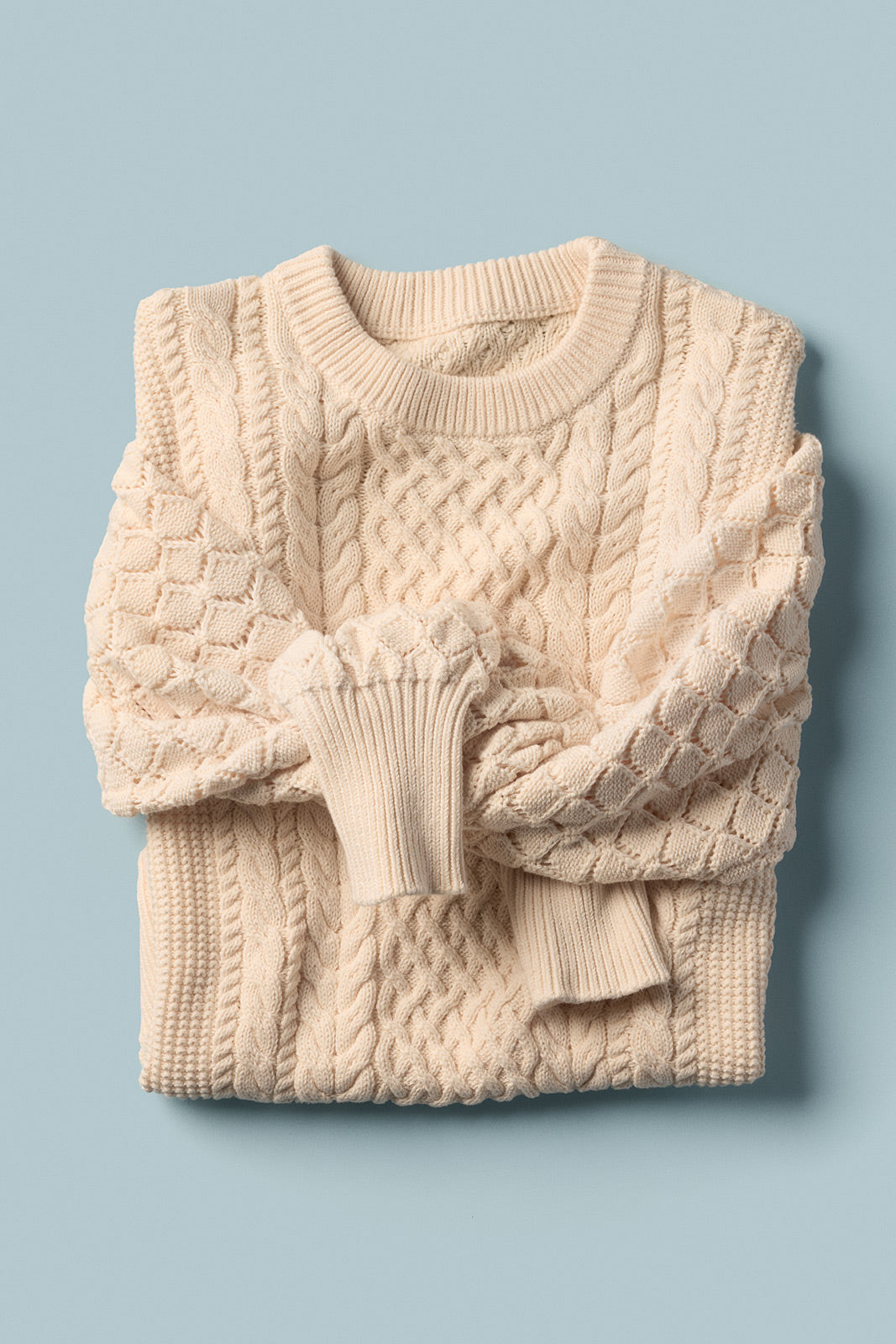 Piper Dramatic Sleeve Cable Sweater