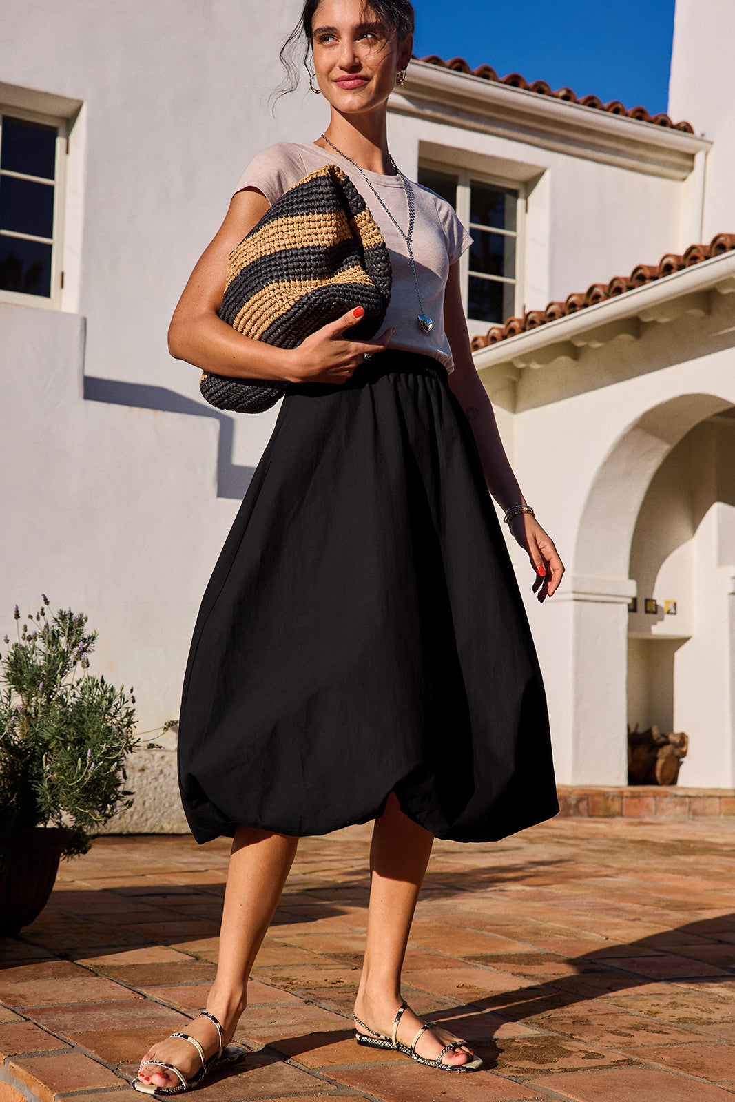 Quin Bubble Maxi Skirt