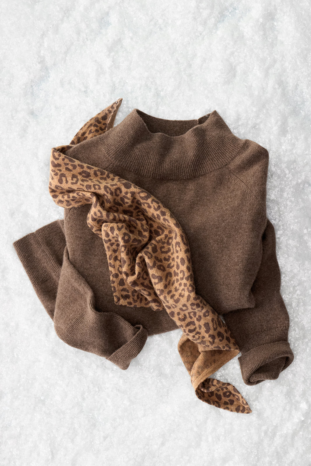 Aria Mock Neck Cashmere Pullover